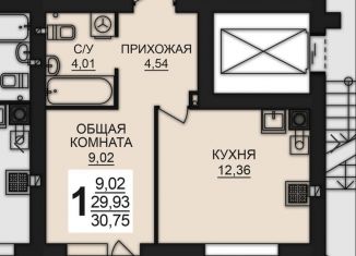 Продаю 1-комнатную квартиру, 31 м2, Ивановская область