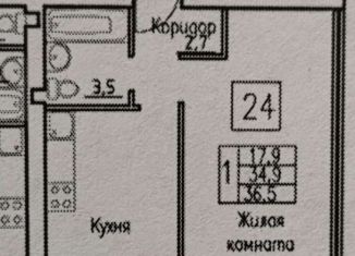 1-комнатная квартира на продажу, 36.5 м2, Калуга, деревня Верховая, 127, Ленинский округ