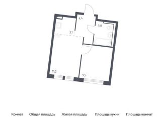 Двухкомнатная квартира на продажу, 32 м2, Москва, метро Пятницкое шоссе