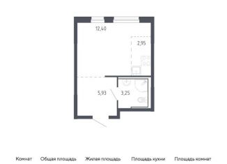 Квартира на продажу студия, 24.5 м2, Тюменская область, жилой комплекс Чаркова 72, 1.3