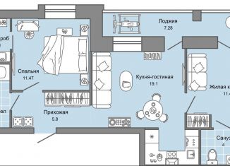 Продаю трехкомнатную квартиру, 64 м2, Ульяновская область, проспект Авиастроителей, 26