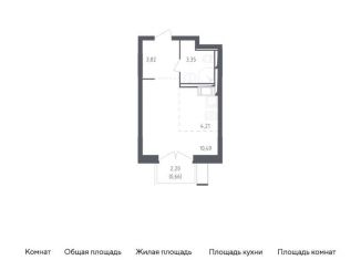 Продам 1-комнатную квартиру, 22.5 м2, посёлок Мирный, улица Академика Северина, 13