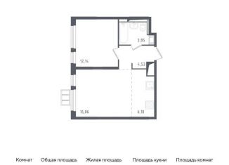 Продажа 1-комнатной квартиры, 42.8 м2, Московская область, жилой комплекс Горки Парк, к3.1