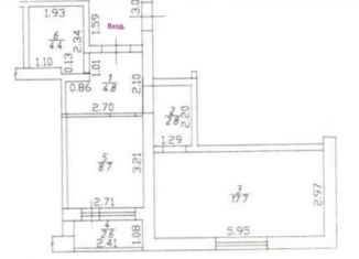 1-ком. квартира на продажу, 39 м2, Краснодар, улица Корчагинцев, 6Д, улица Корчагинцев