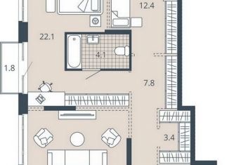 Продаю 2-ком. квартиру, 94.3 м2, Пензенская область