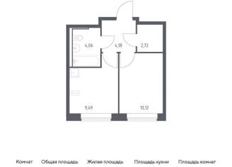 1-комнатная квартира на продажу, 30.6 м2, Санкт-Петербург, метро Рыбацкое