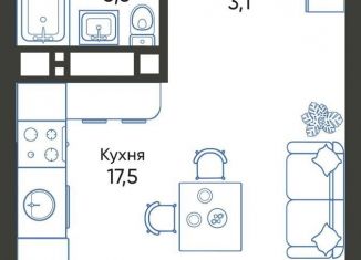 Продажа квартиры студии, 25.8 м2, Новороссийск