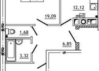 Продается 2-ком. квартира, 66.3 м2, деревня Алтуховка, Олимпийская улица, 9