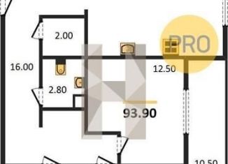 Продажа трехкомнатной квартиры, 93.9 м2, Калининград, Центральный район, Советский проспект, 130