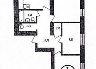 Продается 3-комнатная квартира, 69.5 м2, Уфа, ЖК 8 Марта, Ярмарочная улица, 15