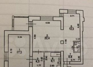 Сдаю 2-ком. квартиру, 70 м2, Петрозаводск, район Кукковка, Балтийская улица, 39