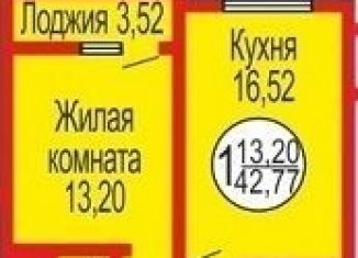 Продаю двухкомнатную квартиру, 45 м2, Оренбург, ЖК Дубки, Уральская улица, 2/22