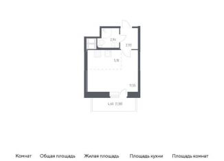 Квартира на продажу студия, 23.9 м2, Санкт-Петербург, Советский проспект, 43к2, муниципальный округ Рыбацкое