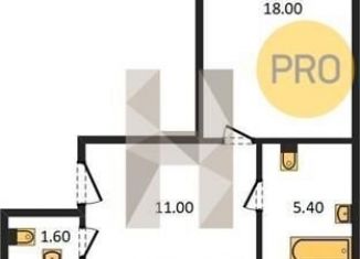 Продаю 2-ком. квартиру, 77.4 м2, Калининград, ЖК Домарт, Старокаменная улица, 3А