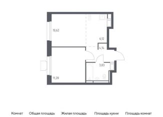 Продаю 1-комнатную квартиру, 36 м2, Московская область, жилой комплекс Томилино Парк, к5.4