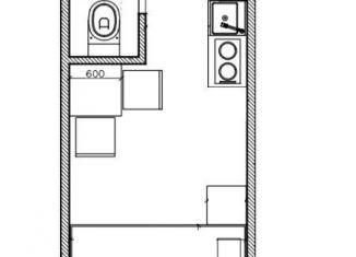 Продажа квартиры студии, 10.6 м2, Санкт-Петербург, Сапёрный переулок, 10, Сапёрный переулок