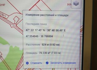 Продажа земельного участка, 700 сот., поселок Сухореченский, Пришкольная улица