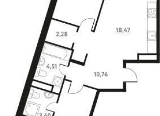 Продается 2-комнатная квартира, 72.7 м2, Пушкино, Школьная улица, 28к1