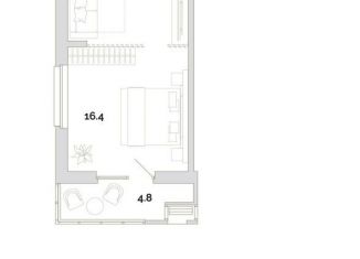 Продам однокомнатную квартиру, 53.7 м2, Пензенская область