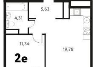 Продажа 1-комнатной квартиры, 40.7 м2, Пушкино, Школьная улица, 28к1