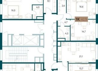 Продается 3-комнатная квартира, 107.2 м2, Москва, Винницкая улица, 8к4, ЖК Настоящее