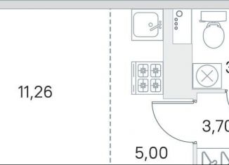 Продам квартиру студию, 25.1 м2, городской посёлок Янино-1, ЖК Ясно-Янино
