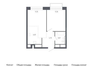 Продажа 1-комнатной квартиры, 37.1 м2, Балашиха, жилой квартал Новоград Павлино, к7