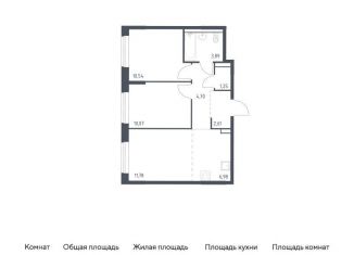 Продаю 2-комнатную квартиру, 51.8 м2, Москва, Молжаниновский район