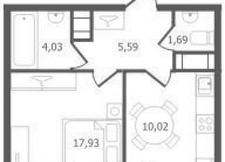 Продается 1-комнатная квартира, 40.9 м2, поселок Бугры, Нижняя улица, 5к3, ЖК Ювента