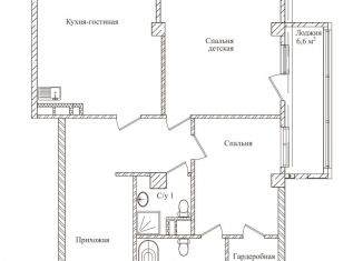 Продается двухкомнатная квартира, 98 м2, Москва, Большой Строченовский переулок, 9, район Замоскворечье