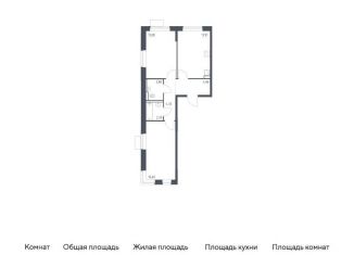 Продается двухкомнатная квартира, 57.5 м2, Москва, Молжаниновский район