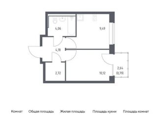 Продажа 1-ком. квартиры, 30.6 м2, Санкт-Петербург