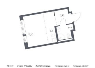 Продажа квартиры студии, 22.6 м2, Москва