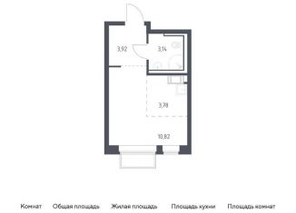 Продажа квартиры студии, 21.7 м2, посёлок Мирный, жилой комплекс Томилино Парк, к6.1
