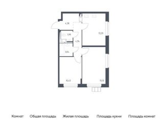 2-комнатная квартира на продажу, 53.4 м2, поселение Рязановское, ЖК Алхимово, жилой комплекс Алхимово, к9