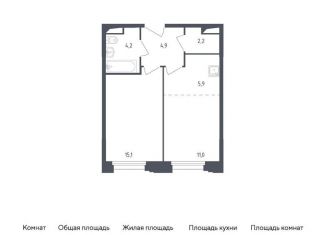 Продам двухкомнатную квартиру, 43.3 м2, рабочий посёлок Заречье, Луговая улица, 6к1