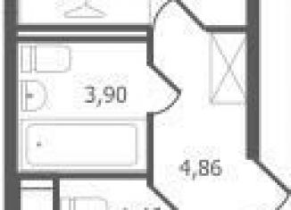 Продаю 1-ком. квартиру, 43.4 м2, поселок Бугры, Нижняя улица, 5к3, ЖК Ювента