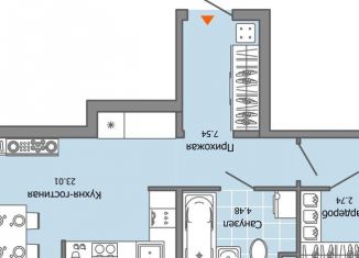 Продажа 2-ком. квартиры, 49 м2, Ульяновск, Засвияжский район, жилой комплекс Ультраград, 2