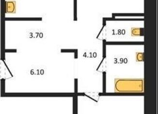 Продажа 2-комнатной квартиры, 74.2 м2, Новосибирск, улица Николая Островского, 195/5