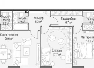 Продажа 2-ком. квартиры, 95.6 м2, Москва, метро Улица 1905 года