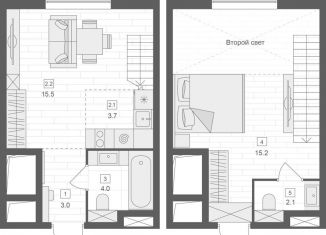 Продаю 1-комнатную квартиру, 43.5 м2, Москва, метро Комсомольская, Верхняя Красносельская улица, 19с2