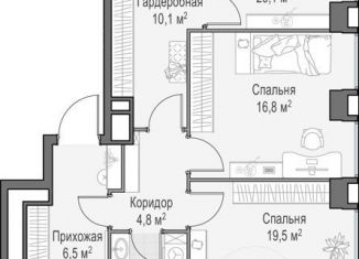 Продаю трехкомнатную квартиру, 147.8 м2, Москва