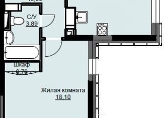 Продажа однокомнатной квартиры, 45.6 м2, Московская область, жилой комплекс Соболевка, к8