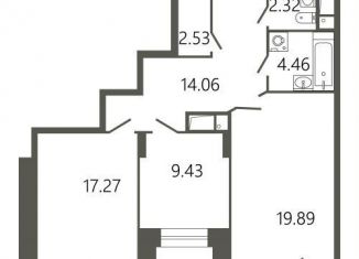 Продажа 2-ком. квартиры, 75.7 м2, Московская область, Советская улица, 18к1