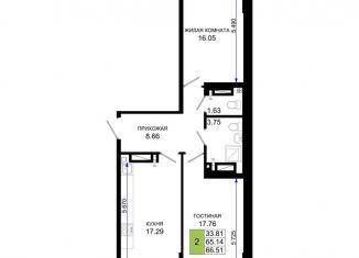 Продается 3-ком. квартира, 66.5 м2, Ростов-на-Дону, Октябрьский район