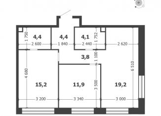 Продаю 2-ком. квартиру, 63 м2, Москва, 3-я очередь, к6, станция ЗИЛ