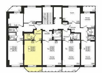 Продается квартира студия, 33.4 м2, Новосибирск, Октябрьский район, Вилюйская улица, 6