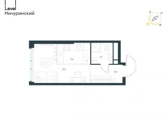 Продаю квартиру студию, 26.8 м2, Москва, район Очаково-Матвеевское