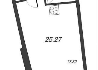 Продается квартира студия, 28 м2, Петрозаводск, Оборонная улица