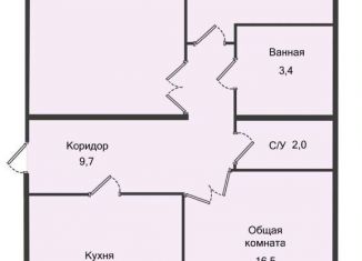 Продается трехкомнатная квартира, 76.7 м2, Железноводск, улица Кутузова